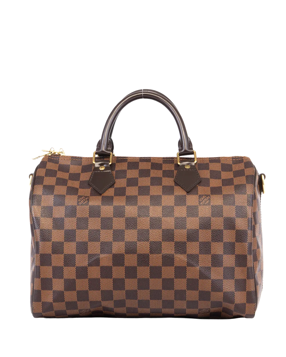 LV SPEEDY BAND 30 BROWN DAMIER CANVAS GHW MB2103 0940