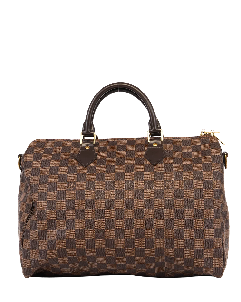 LV SPEEDY BAND 35 BROWN DAMIER CANVAS GHW SP1152 0929
