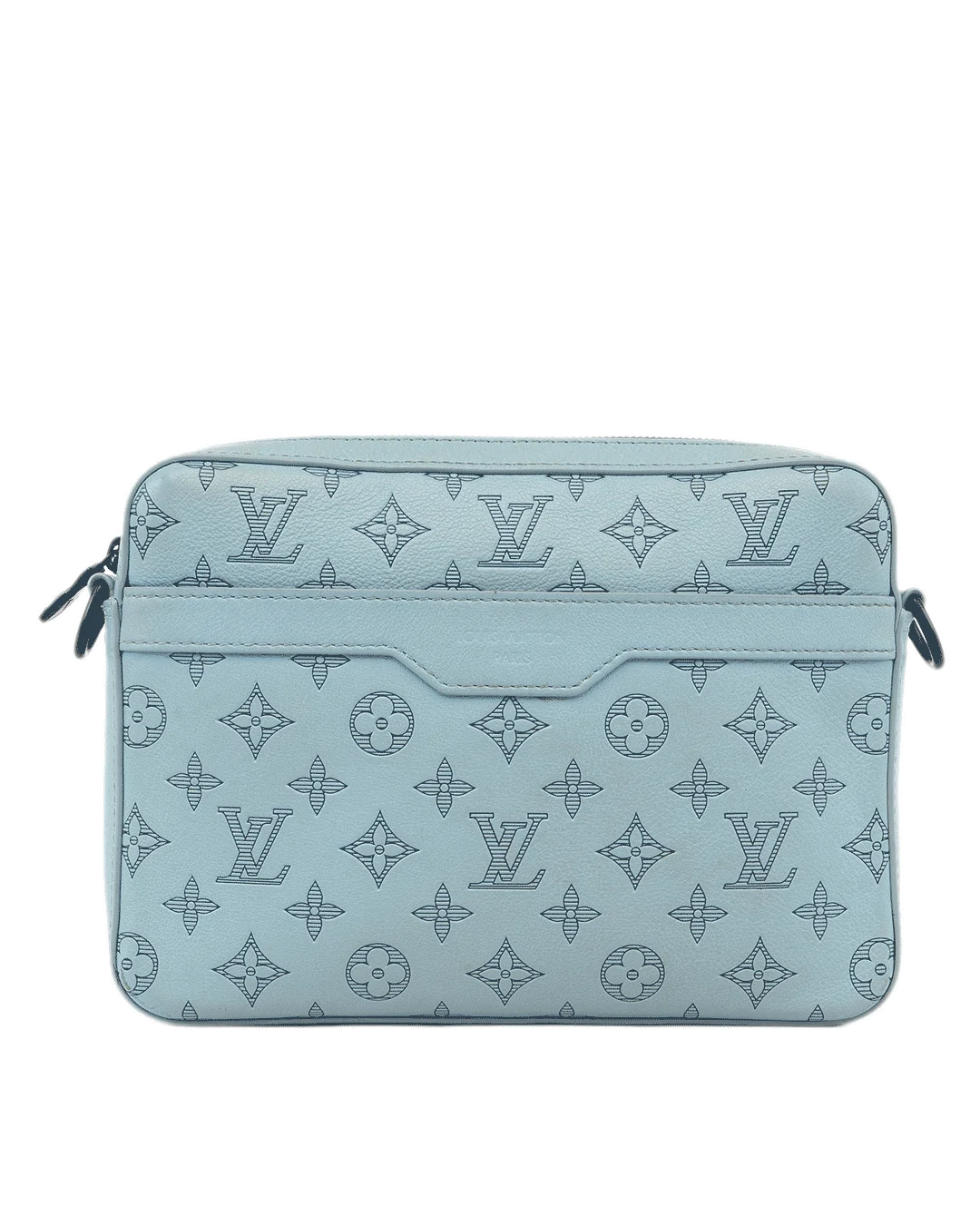 LV TRIO MESSENGER SKY BLUE MONOGRAM SHADOW SOBLACK MICROCHIP 4737