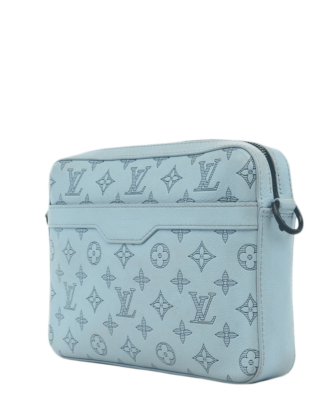 LV TRIO MESSENGER SKY BLUE MONOGRAM SHADOW SOBLACK MICROCHIP 4738