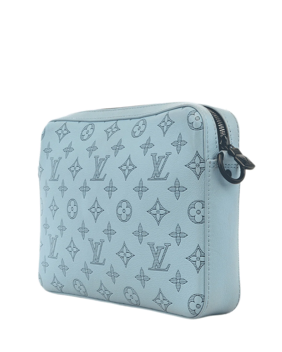 LV TRIO MESSENGER SKY BLUE MONOGRAM SHADOW SOBLACK MICROCHIP 4739
