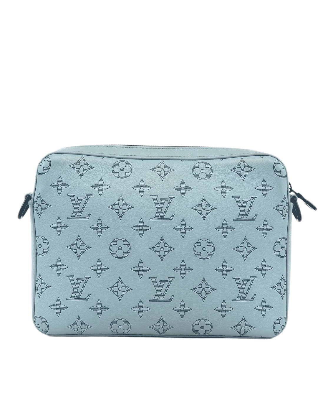 LV TRIO MESSENGER SKY BLUE MONOGRAM SHADOW SOBLACK MICROCHIP 4740