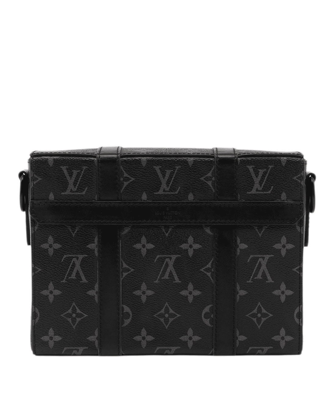 LV TRUNK MESSENGER ECLIPSE MONOGRAM CANVAS BHW MICROCHIP 4721