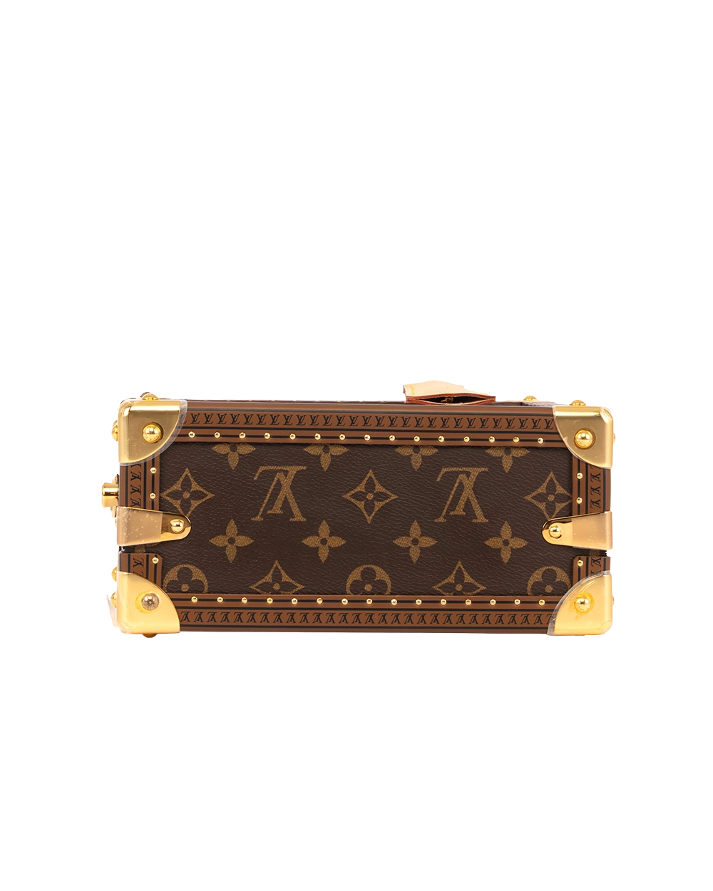 LV TRUNK PETIT VALISE BROWN MONOGRAM CANVAS GHW MICROCHIP 0233