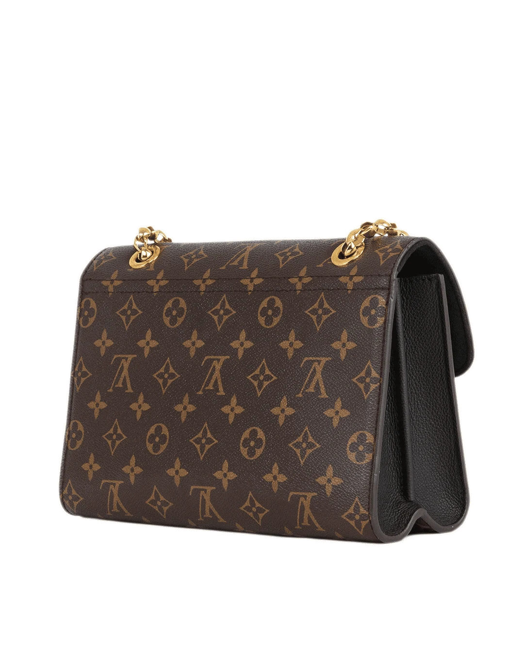 LV VICTOIRE CHAIN SHOULDER BROWN MONOGRAM CANVAS GHW MICROCHIP 1965
