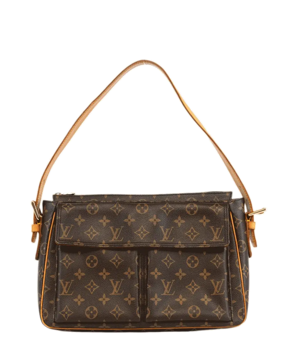 LV VIVA CITE GM BROWN MONOGRAM CANVAS GHW AR 1004 1902