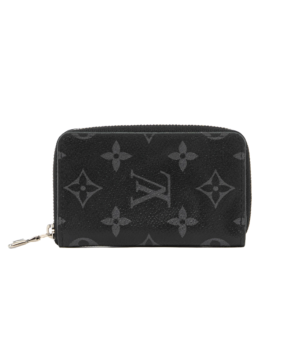 LV ZIPPY COIN WALLET SHORT ECLIPSE MONOGRAM CANVAS SHW MICROCHIP 2478