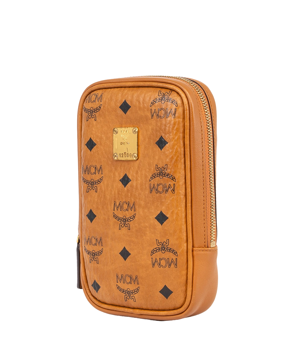 MCM AREN SMARTPHONE BROWN CANVAS GHW MMZAAKCO00110142006 0815
