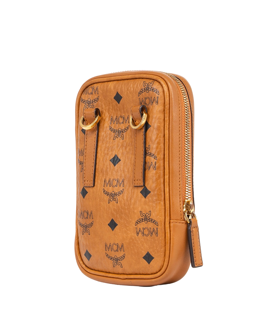 MCM AREN SMARTPHONE BROWN CANVAS GHW MMZAAKCO00110142006 0816