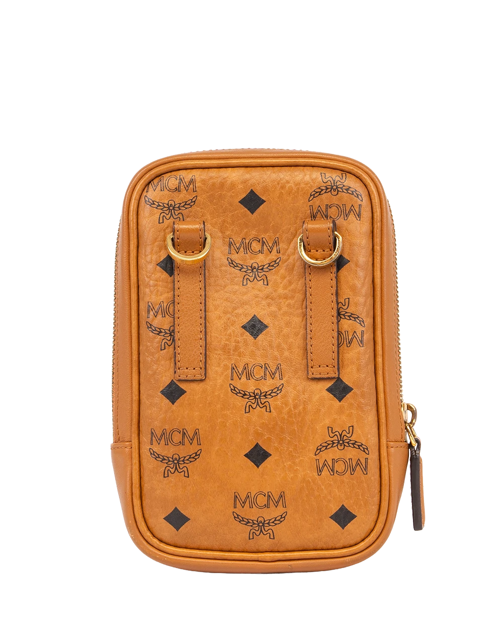 MCM AREN SMARTPHONE BROWN CANVAS GHW MMZAAKCO00110142006 0817