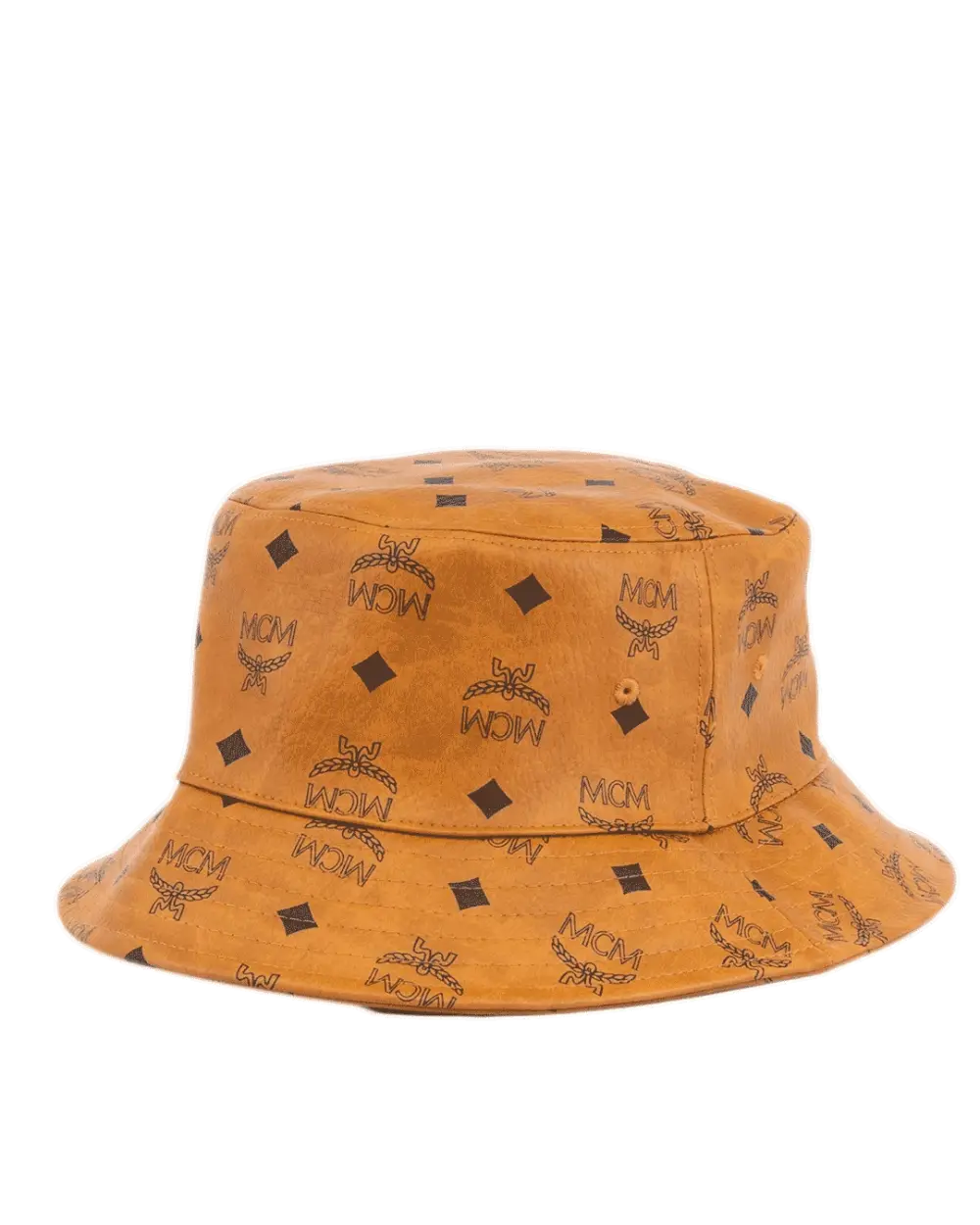 MCM BUCKET HAT 58 BROWN CANVAS MEHAAMM04CO001 2403