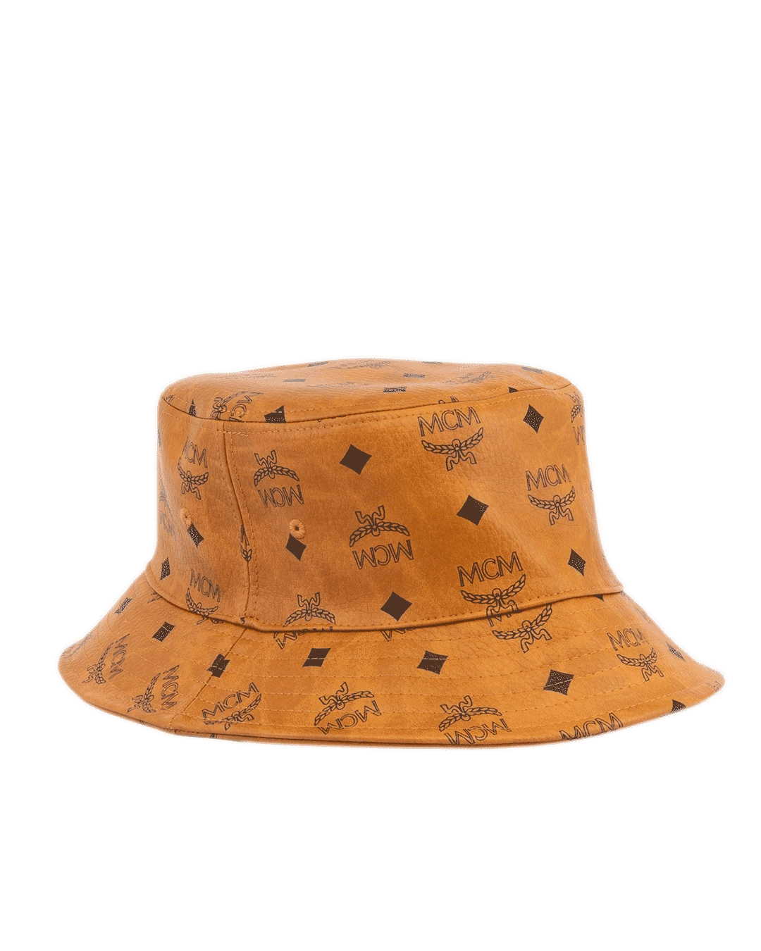 MCM BUCKET HAT 58 BROWN CANVAS MEHAAMM04CO001 2404