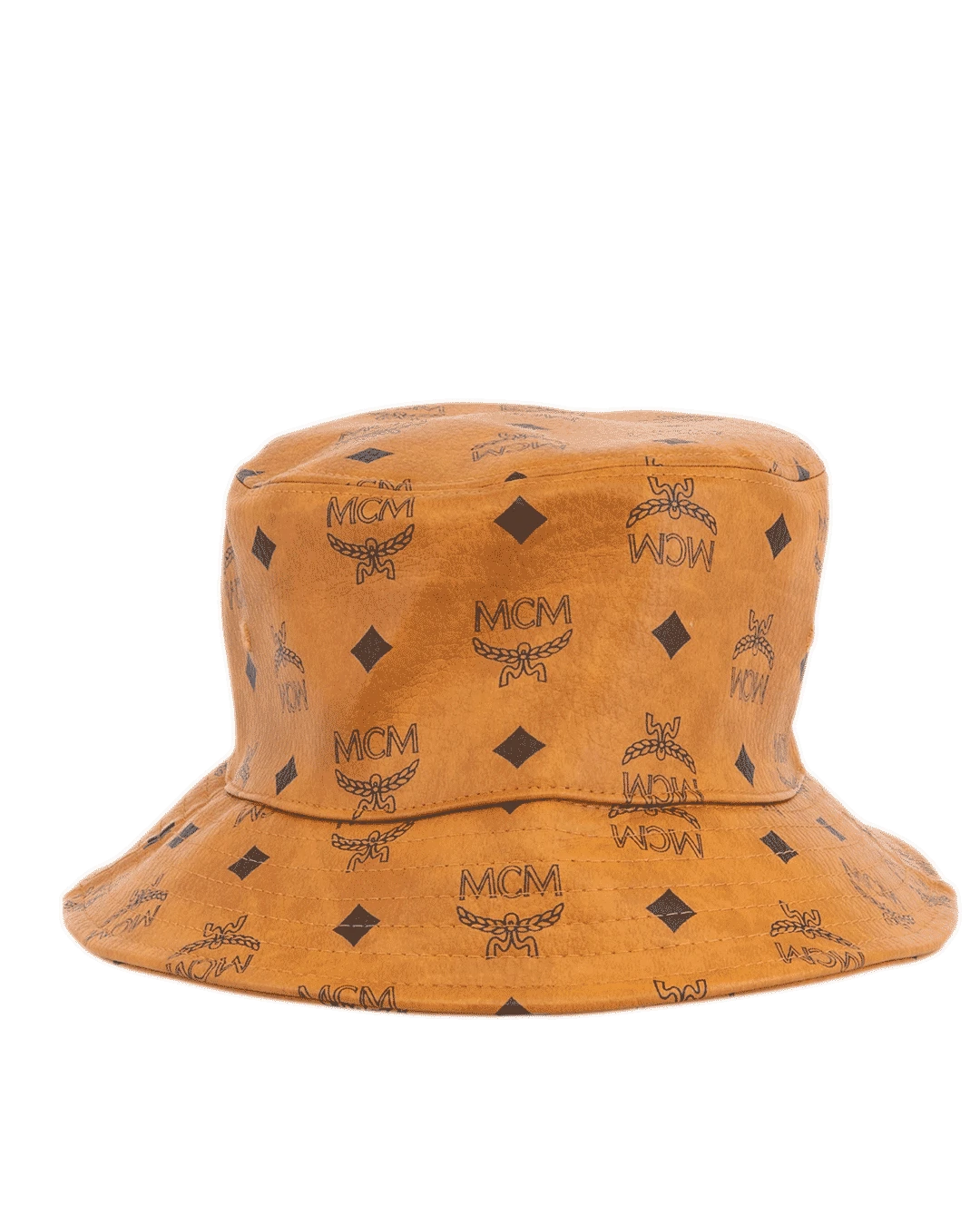 MCM BUCKET HAT 58 BROWN CANVAS MEHAAMM04CO001 2405