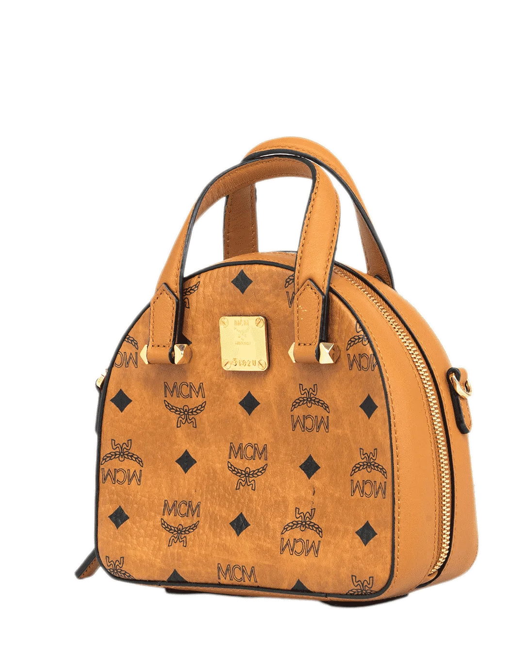 MCM ESSENTIAL VISETOS CROSSBODY BROWN CANVAS GHW MWTASSE20CO00110011910 72506
