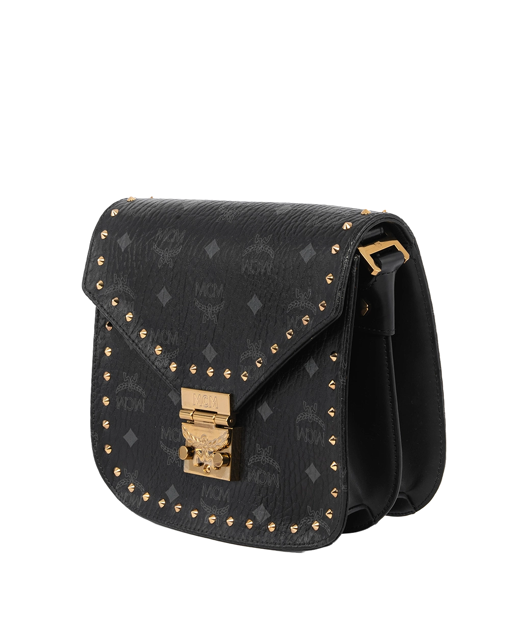 MCM PATRICIA SMALL BLACK CANVAS GHW MBS7APA24BK001 10071711 0472