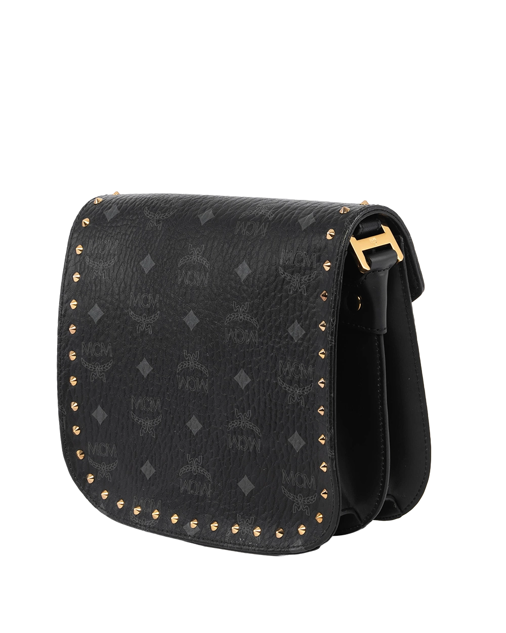 MCM PATRICIA SMALL BLACK CANVAS GHW MBS7APA24BK001 10071711 0474