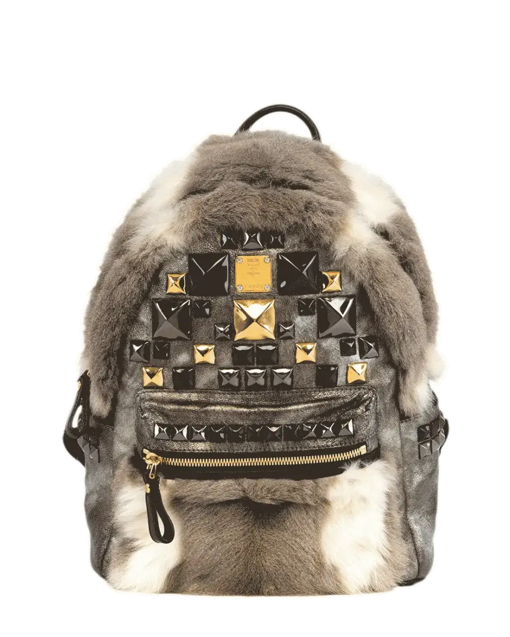MCM STARK BACKPACK MINI GRAY METALLIC BHW GHW MMK4AVE93SV001 10031405 1915