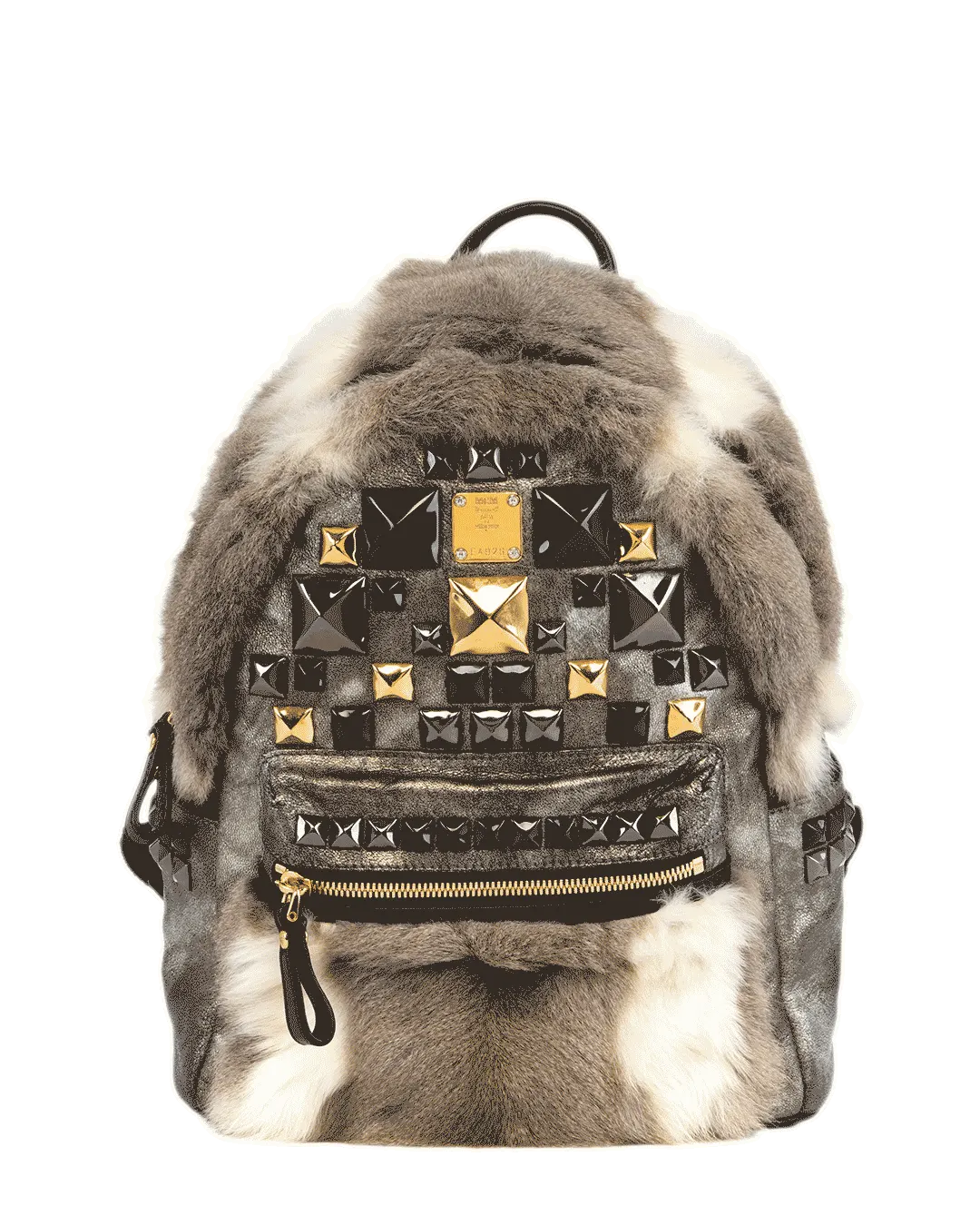 MCM STARK BACKPACK MINI GRAY METALLIC BHW GHW MMK4AVE93SV001 10031405 1915