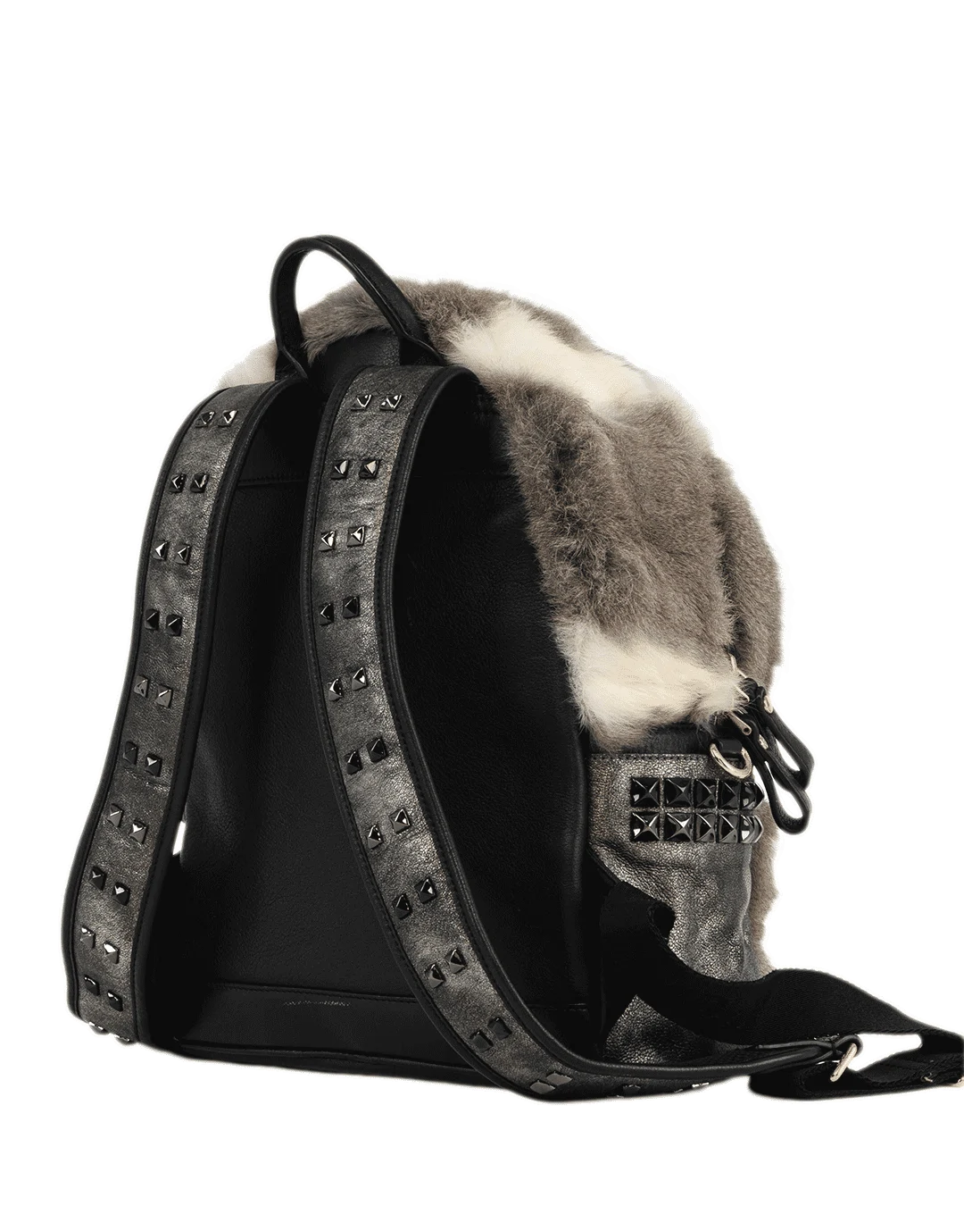 MCM STARK BACKPACK MINI GRAY METALLIC BHW GHW MMK4AVE93SV001 10031405 1917