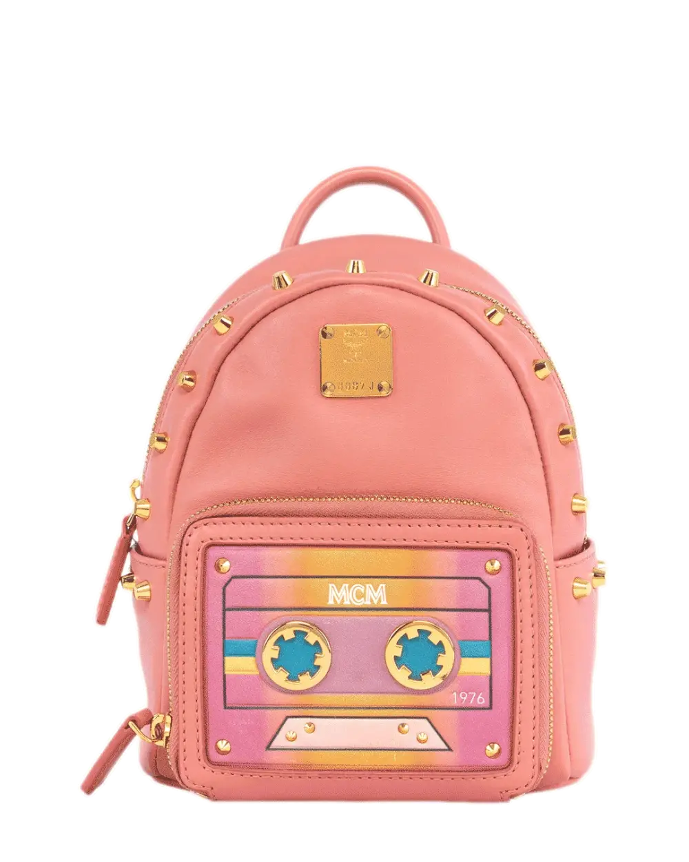 MCM STARK BACKPACK MINI PINK CALF GHW MBKBAVE20PX001 2021