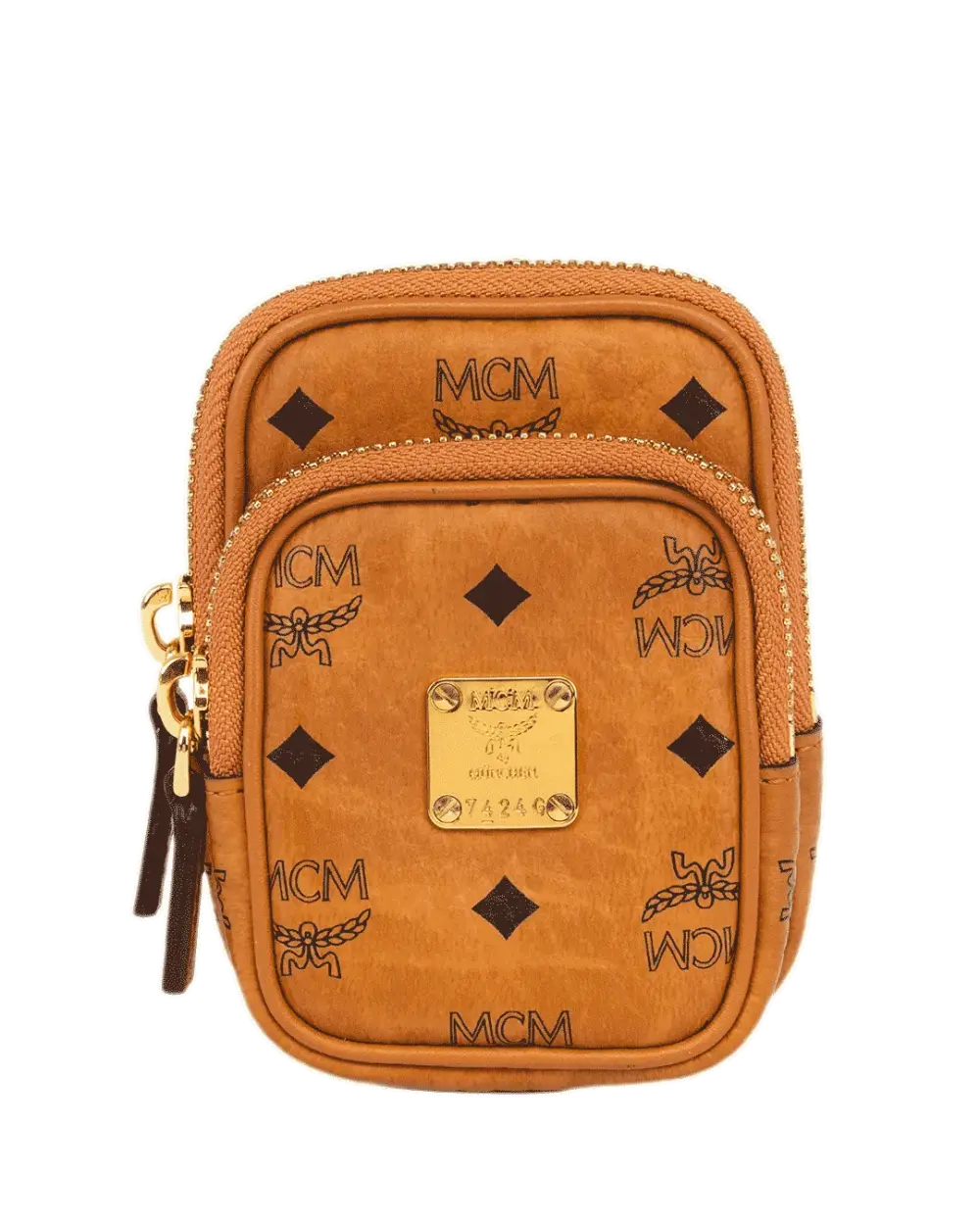 MCM TECH CROSSBODY MINI BROWN CANVAS GHW MXZAAVI12CO00110012010 2351