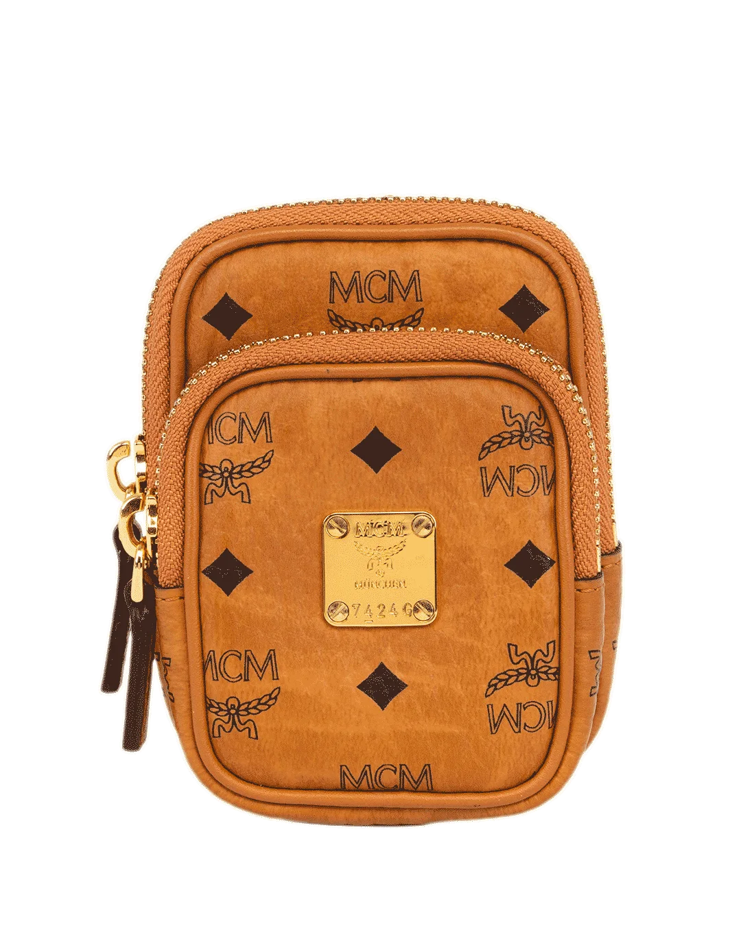 MCM TECH CROSSBODY MINI BROWN CANVAS GHW MXZAAVI12CO00110012010 2351