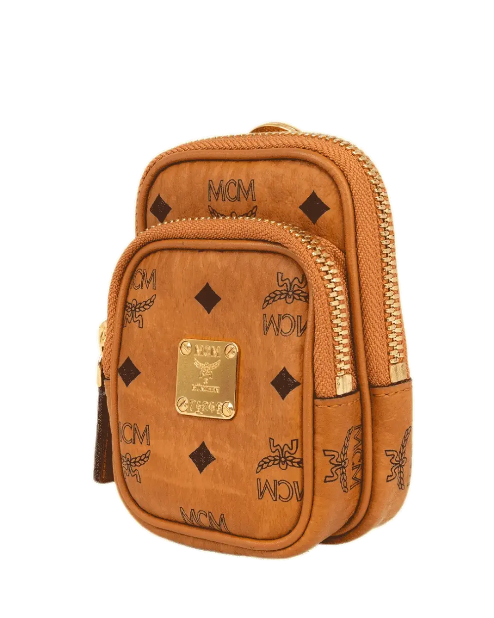 MCM TECH CROSSBODY MINI BROWN CANVAS GHW MXZAAVI12CO00110012010 2352