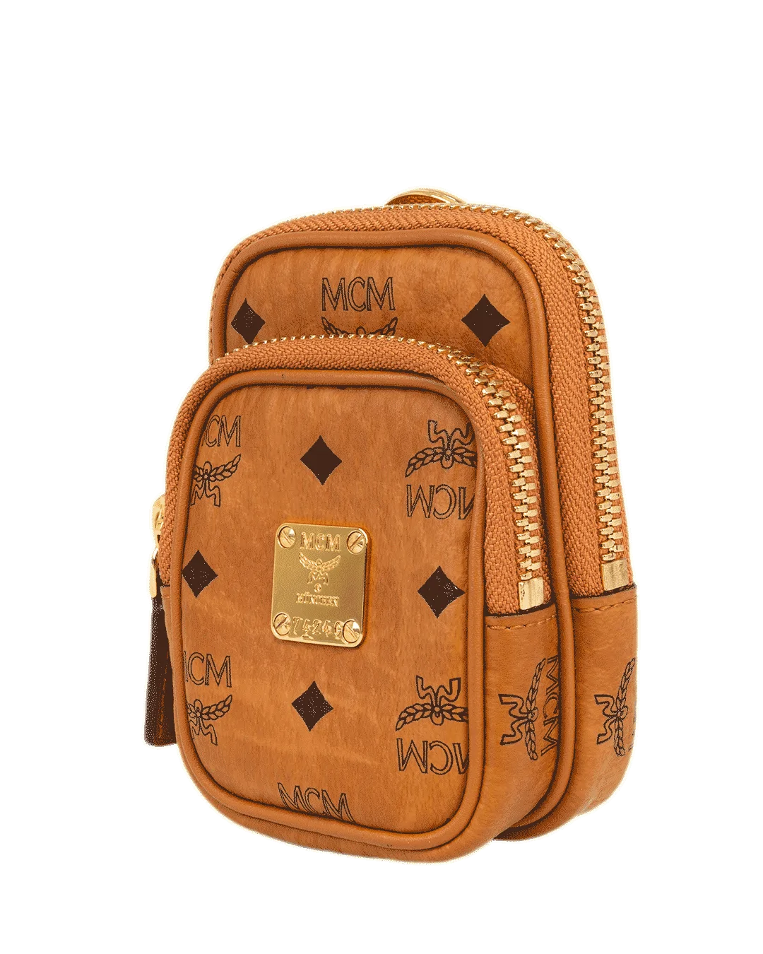 MCM TECH CROSSBODY MINI BROWN CANVAS GHW MXZAAVI12CO00110012010 2352