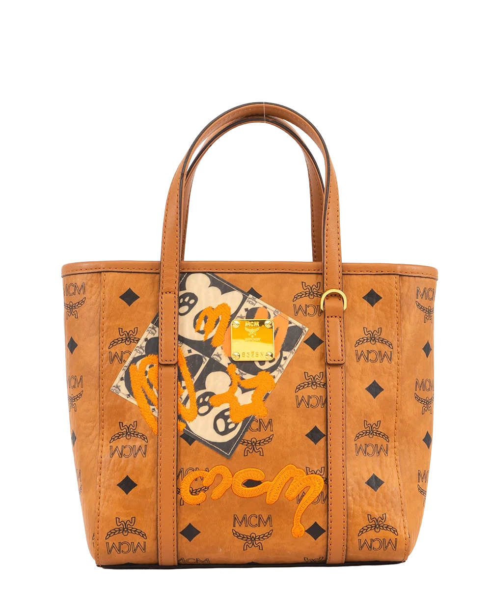 MCM TONI SHOPPER IN TIGEER BROWN CANVAS GHW MWPAATN10CO00111502007 1678