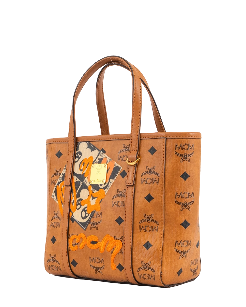 MCM TONI SHOPPER IN TIGEER BROWN CANVAS GHW MWPAATN10CO00111502007 1679