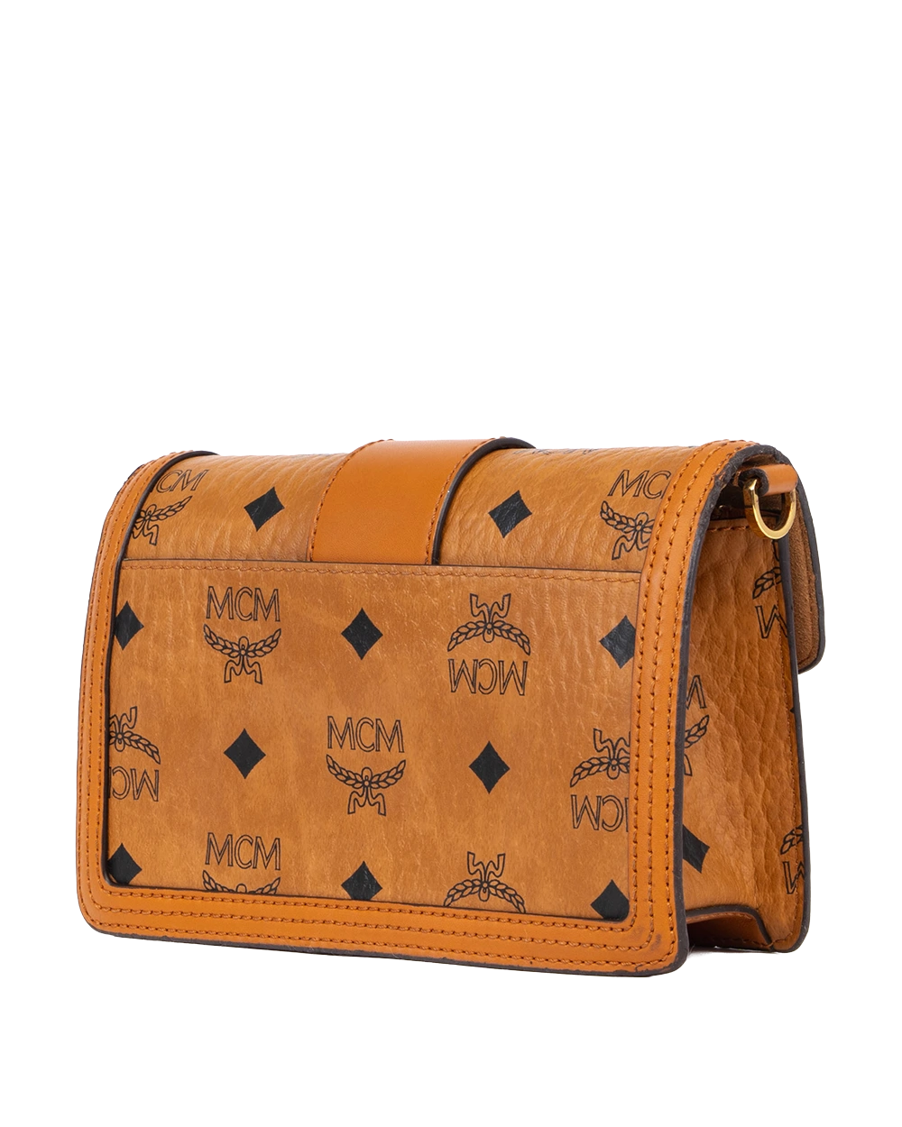 MCM TRACY CROSSBODY BROWN CANVAS GHW MWRBAWO05CO00110752110 0521