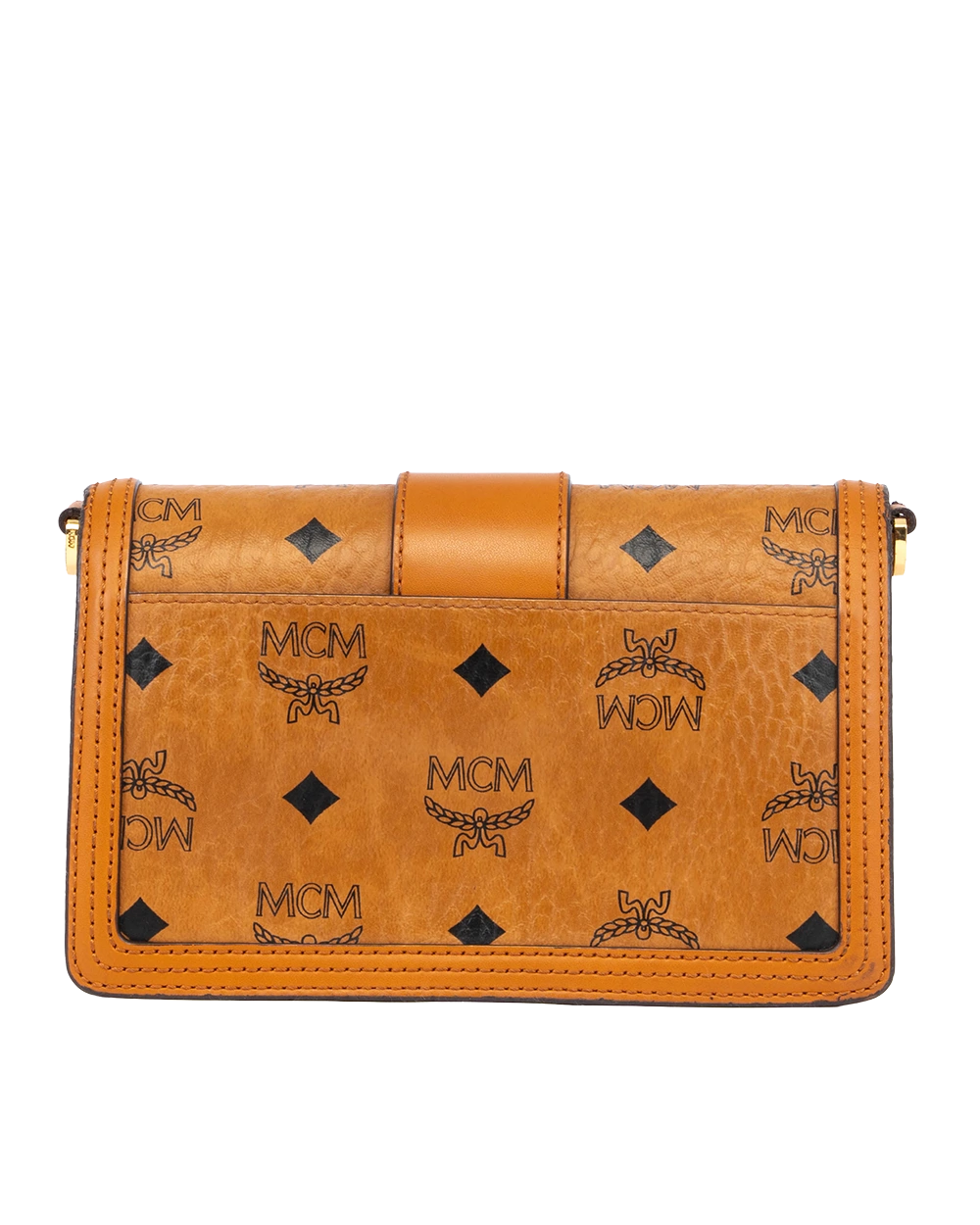 MCM TRACY CROSSBODY BROWN CANVAS GHW MWRBAWO05CO00110752110 0522