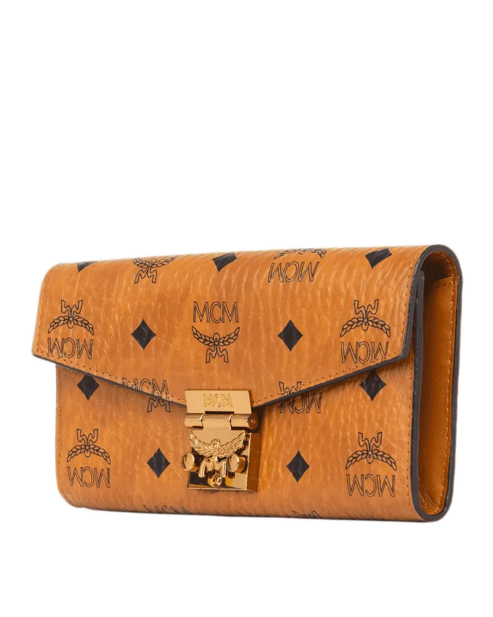 MCM TRACY WOC CROSSBODY BROWN CANVAS GHW 2278