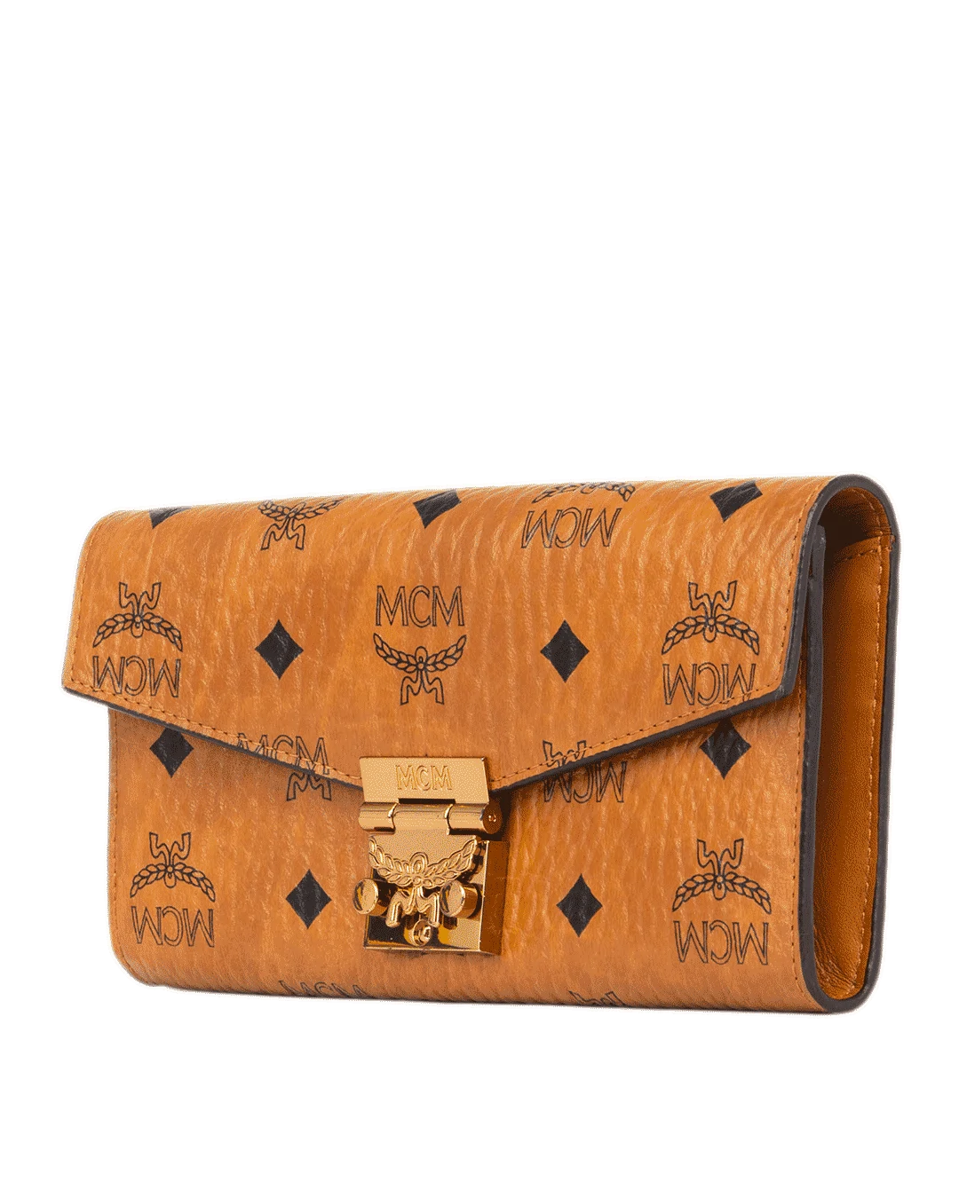 MCM TRACY WOC CROSSBODY BROWN CANVAS GHW 2278