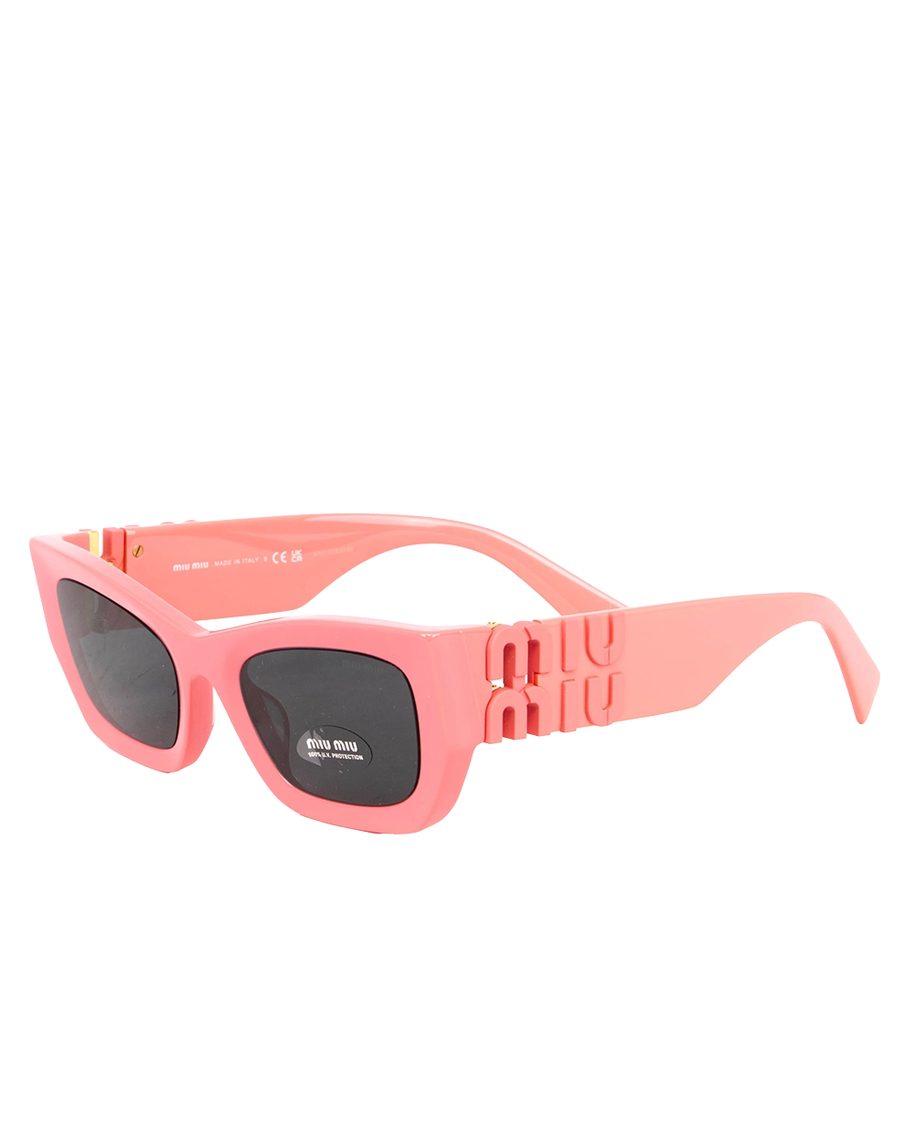MIU MIU GIMPSE SUNGLASSE PINK GHW BP01556339D 1389