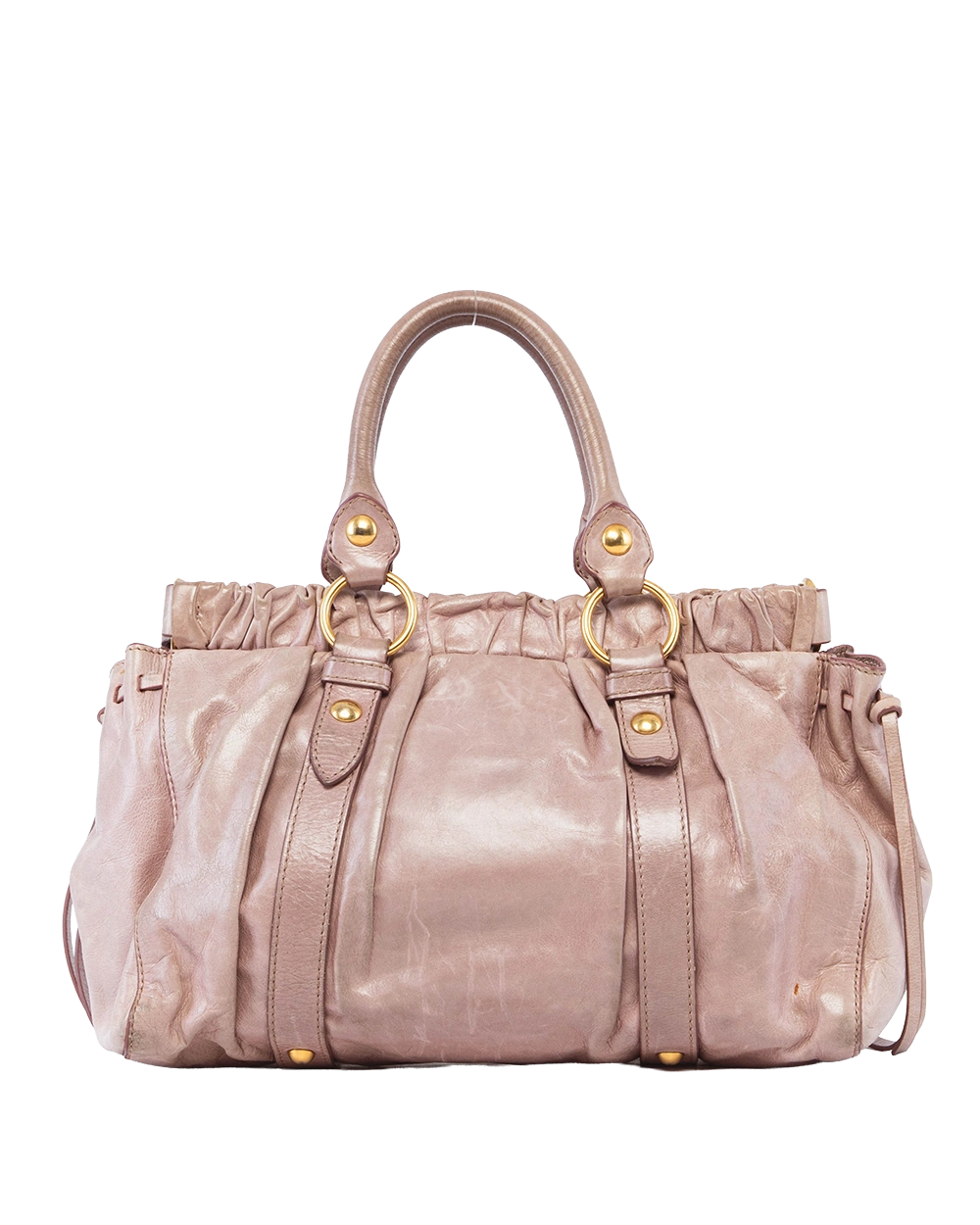 MIU MIU VITELLO LUX 2WAY PINK CALF GHW 1985