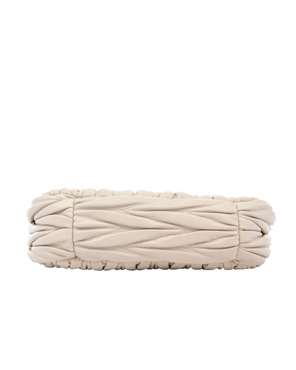 MIU MIU WANDER SMALL WHITE CALF GHW MICROCHIP 1511