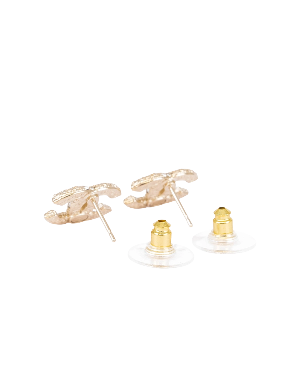 NEW CHANEL EARRING CC LOGO PEARL 1.5 CM GHW 0762