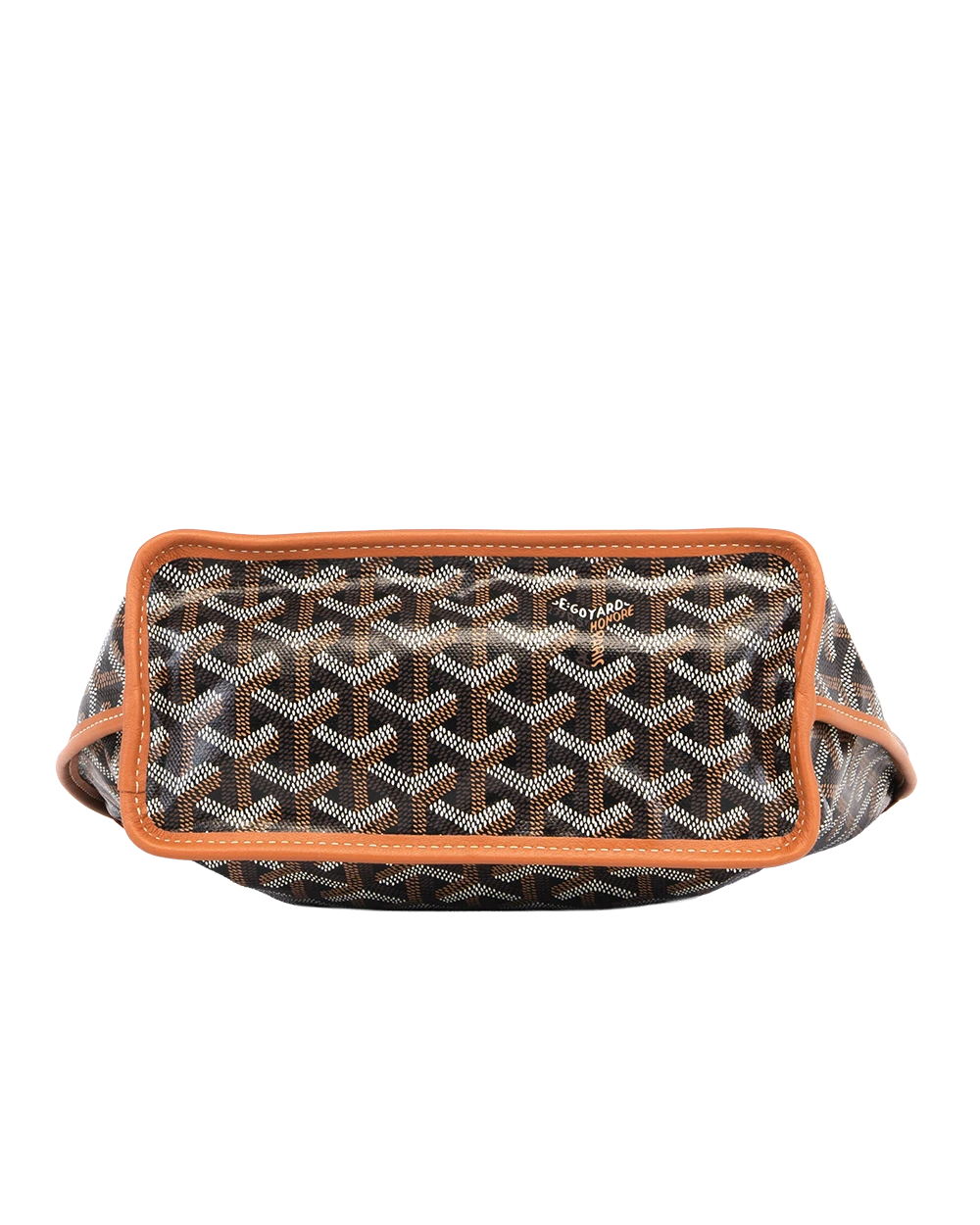 NEW GOYARD ANJOU CROC UNIVERSEL MINI BROWN CANVAS SHW LFE 020258 3306