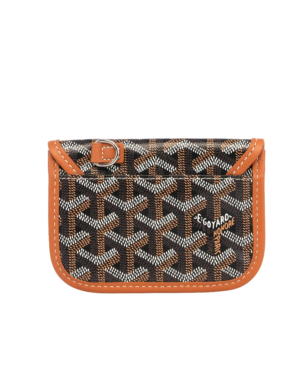 NEW GOYARD ANJOU CROC UNIVERSEL MINI BROWN CANVAS SHW LFE 020258 3308