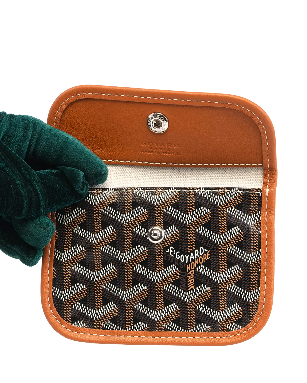 NEW GOYARD ANJOU CROC UNIVERSEL MINI BROWN CANVAS SHW LFE 020258 3309