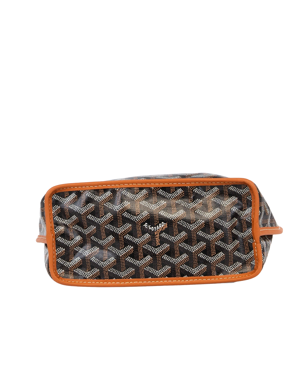 NEW GOYARD ANJOU MINI BROWN CANVAS SHW SOA120240 0877