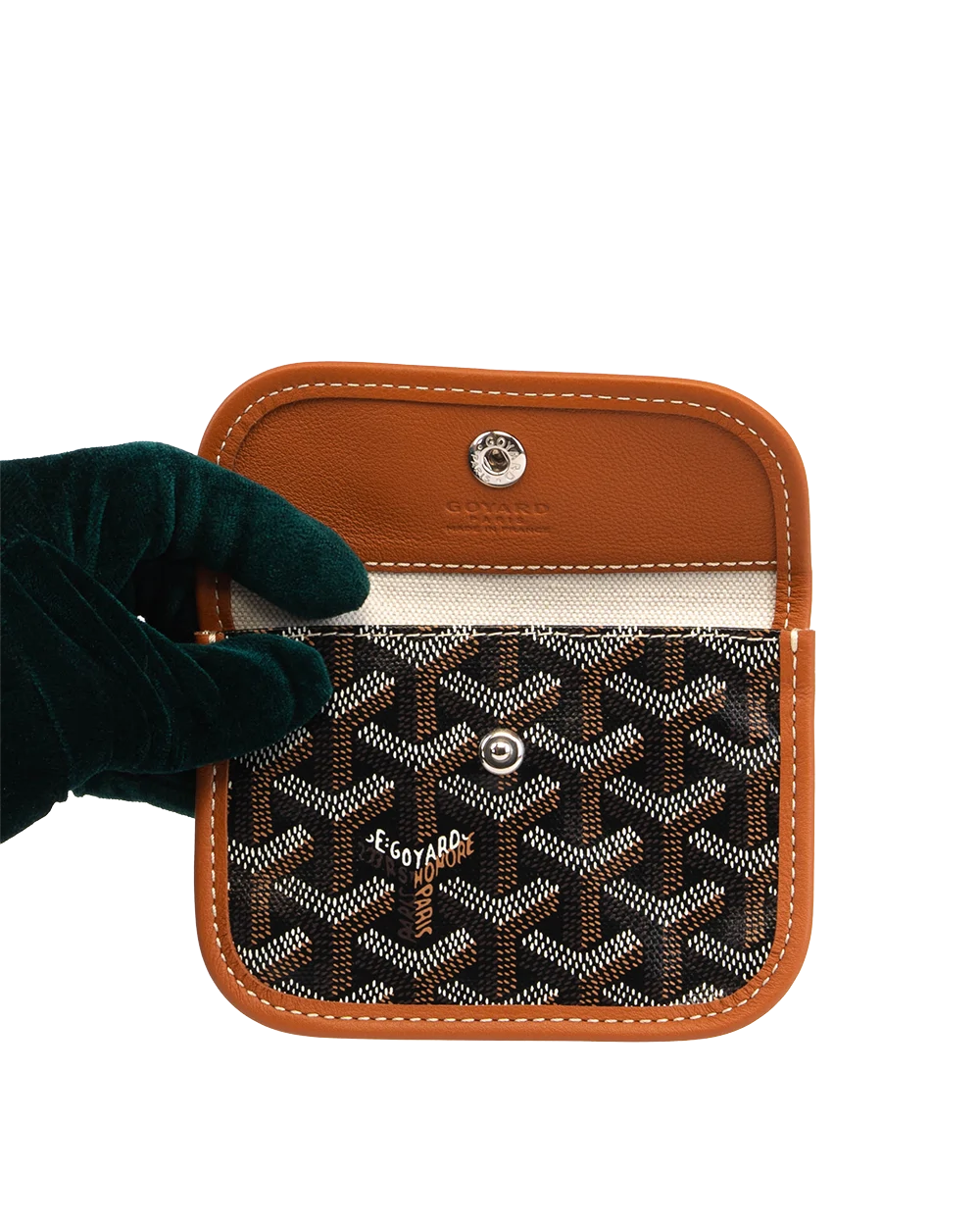 NEW GOYARD ANJOU MINI BROWN CANVAS SHW SOA120240 0884