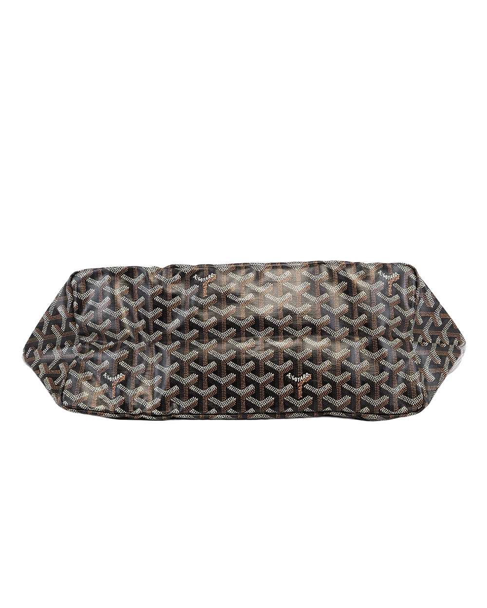 NEW GOYARD ST.LOUIS CROC UNIVERSEL PM BLACK CANVAS SHW RID 120252 3288