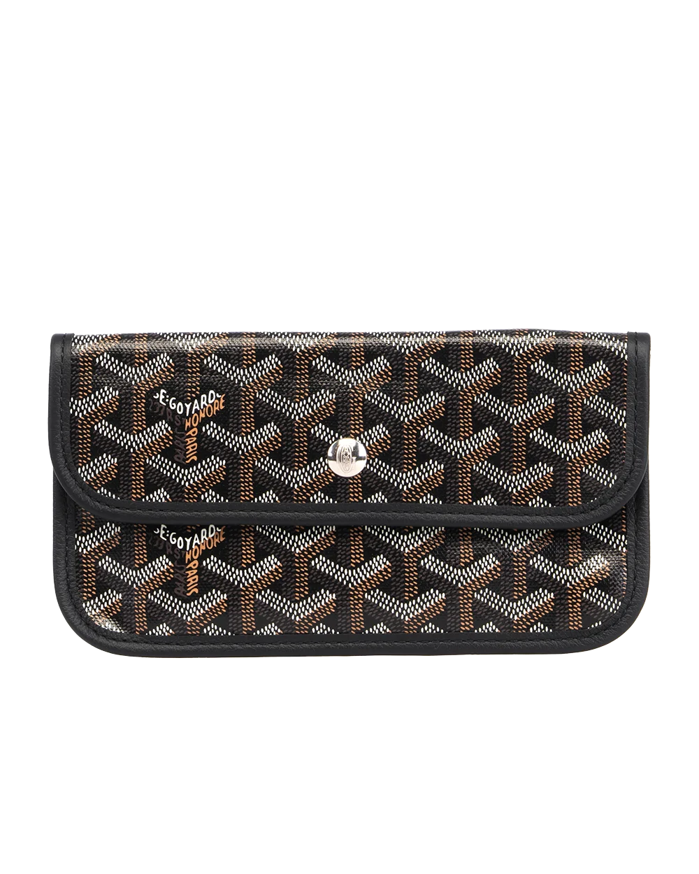 NEW GOYARD ST.LOUIS CROC UNIVERSEL PM BLACK CANVAS SHW RID 120252 3289