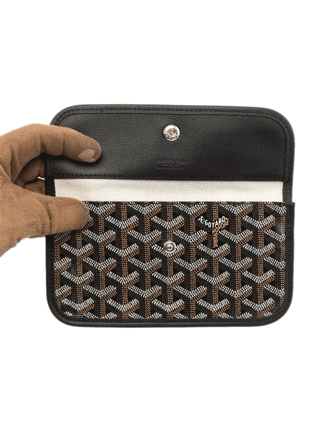 NEW GOYARD ST.LOUIS PM BLACK CROC UNIVERSEL CANVAS SHW CHN120250 1775