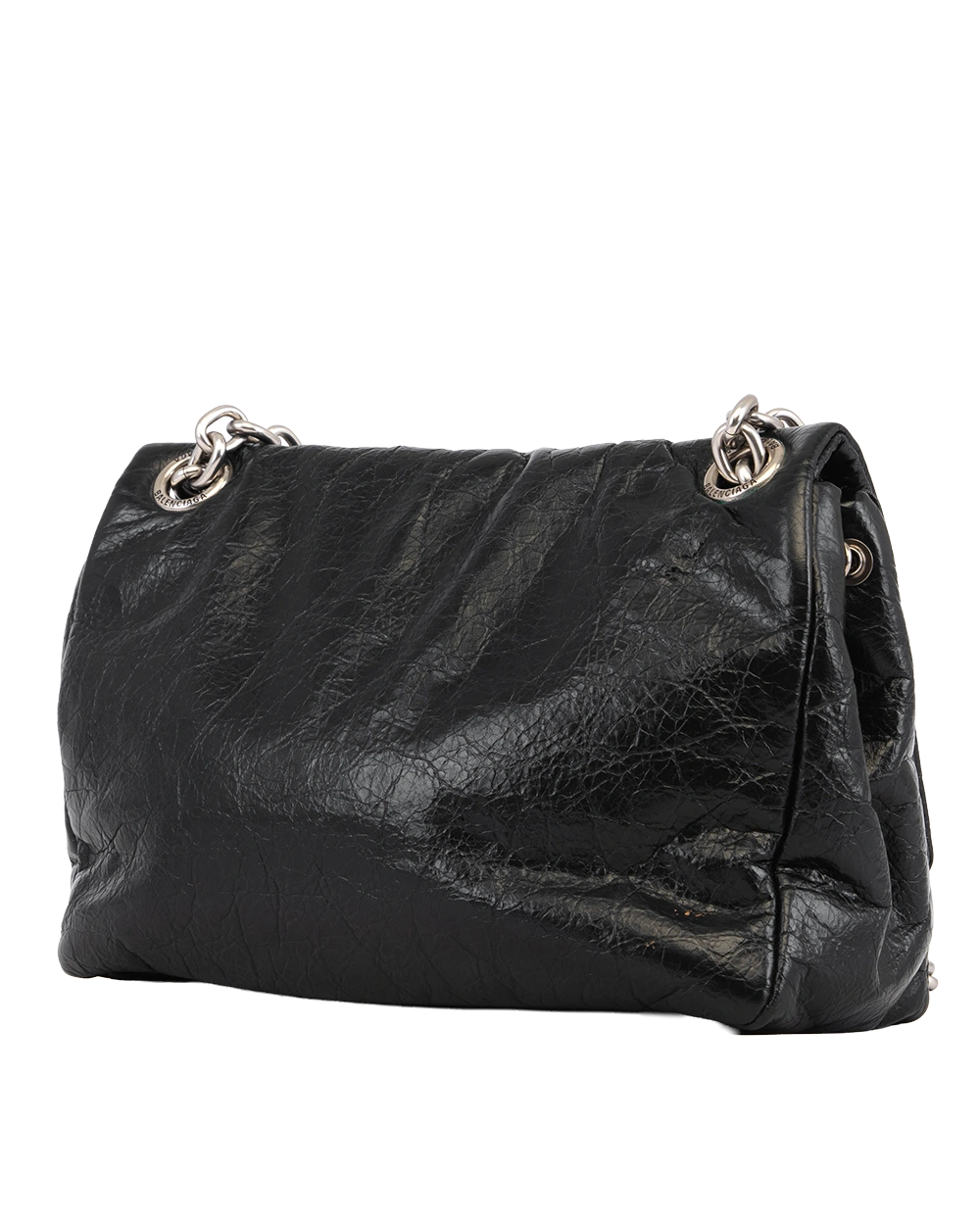 (PAC)BALENCIAGA MONACO SMALL BLACK CALF SHW 792977 1000 M67 4251 3791