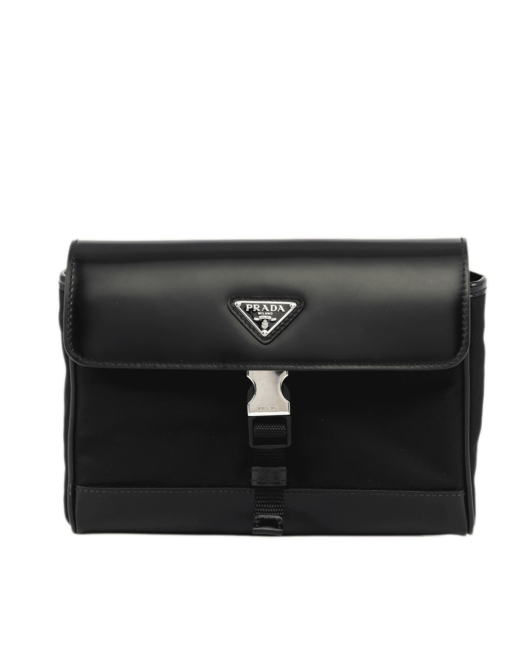 PRADA 2VD044 SHOLDER BAG BLACK CALF NYLON SHW 0532