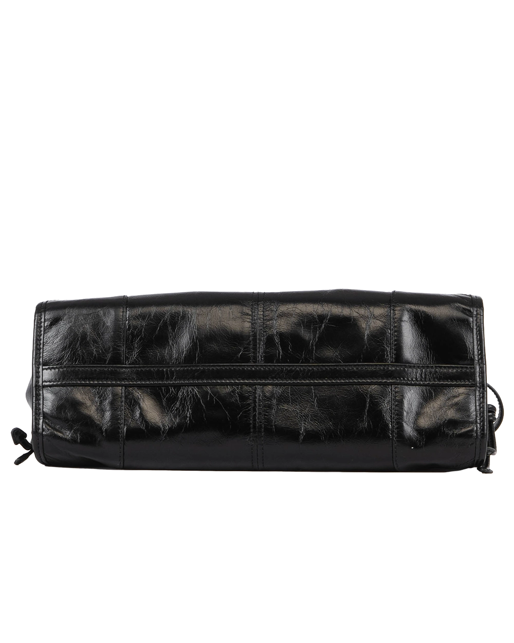 PRADA BONNIE BLACK CALF GHW MICROCHIP 51853