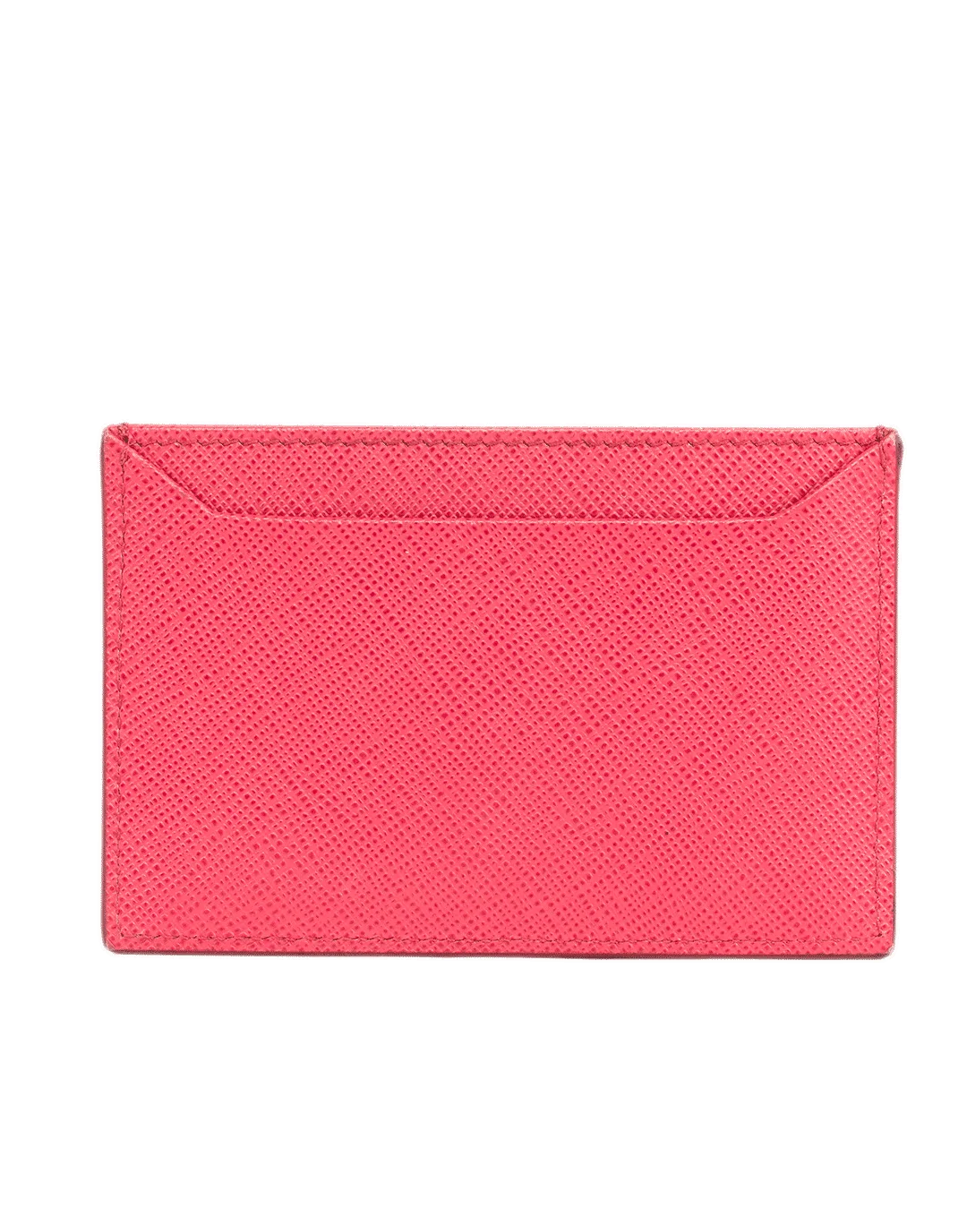 PRADA CARD SLOT SHORT PINK SAFFIANO GHW 1247